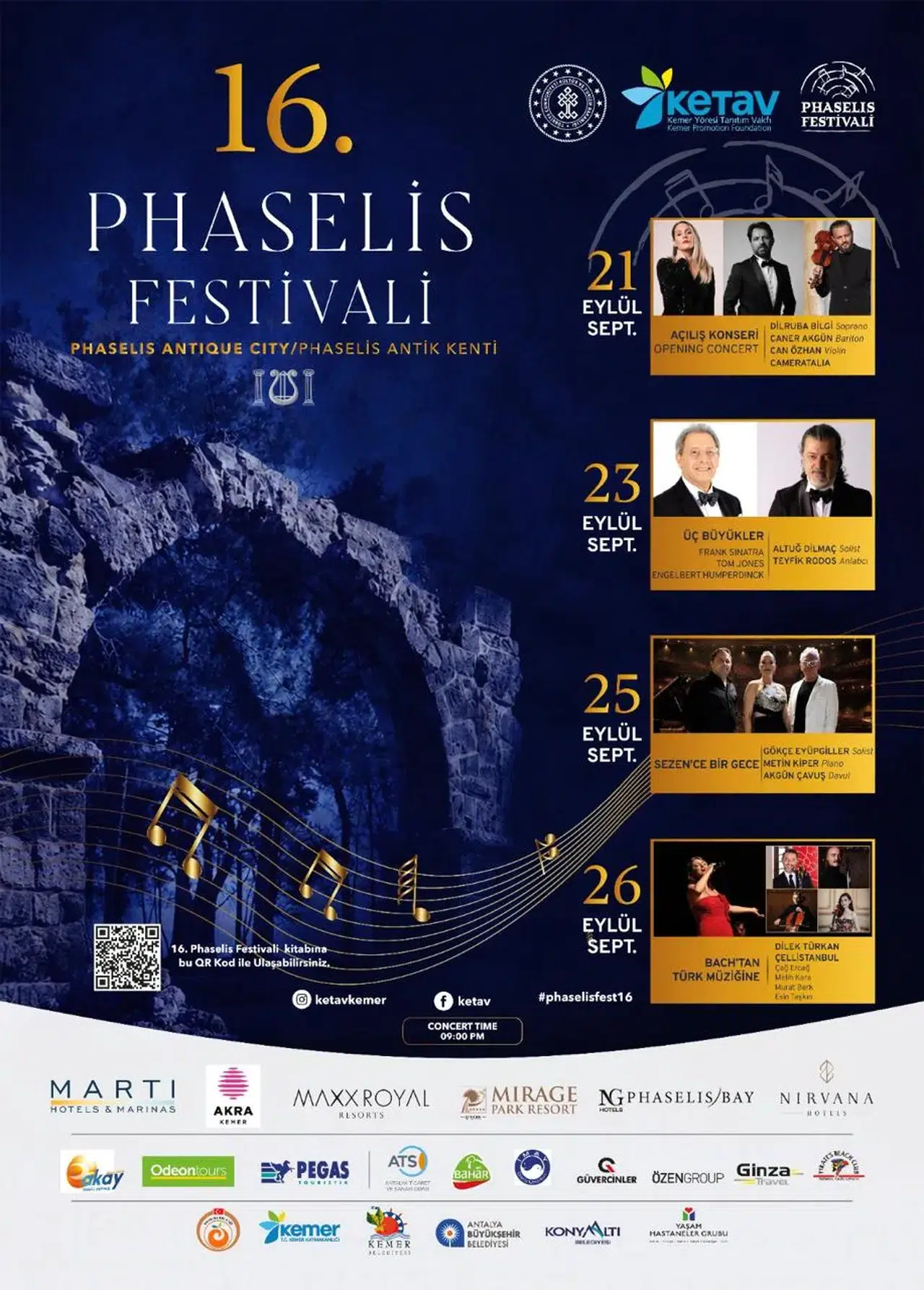 Phaselis'te 16. Müzik Festivali: Tarih ve Melodilerin Buluştuğu Anlar!