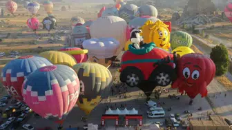 Kapadokya'da Gökyüzü, Renkli Balon Figürleriyle Şenlenecek!