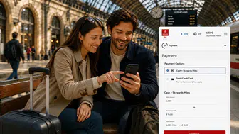 Emirates Skywards üyeleri artık Avrupa'da 12 binden fazla  tren destinasyonuna Mil kullanarak seyahat edebilecek