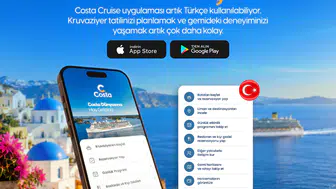 Costa Cruises’tan Türkiye’de Yeni Dönem: Costa Uygulaması Artık Kullanılabilir!