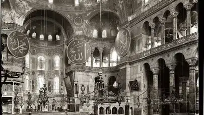 Ayasofya'nın Tarihi Anlarına Işık Tutan İlk Kez Yayınlanan Görselleri