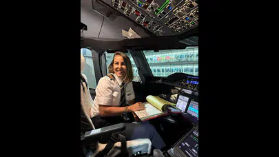 Yozgatlı Kadın Pilot, Dünyanın En Büyük Yolcu Uçağının Kontrolünde!