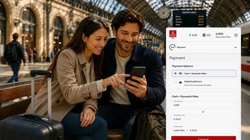 Emirates Skywards üyeleri artık Avrupa'da 12 binden fazla  tren destinasyonuna Mil kullanarak seyahat edebilecek