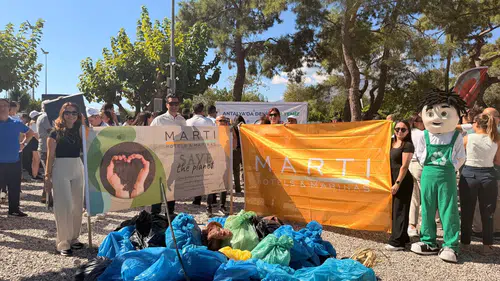 Martı Hotels & Marinas, 'Dünya Temizlik Günü'nde Sürdürülebilir Gelecek İçin Temizlik Adımları Attı