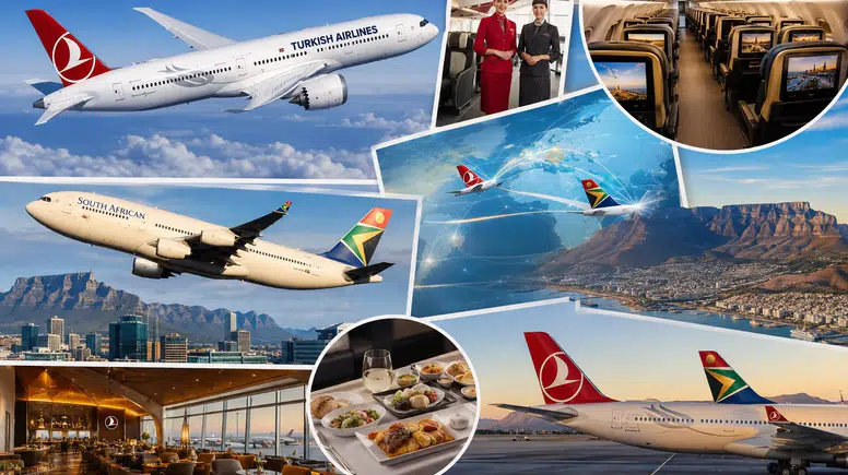 Türk Hava Yolları South African Airways ile Uçuş Anlaşması